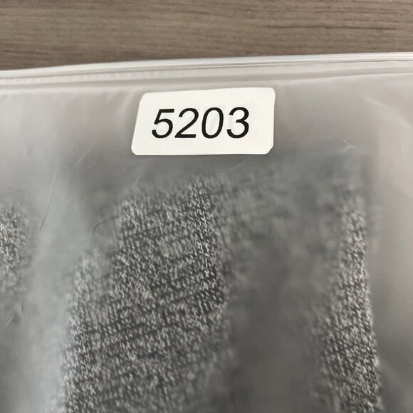 Chicos Women's Sweater Open Cardigan Long Medium Black Gray Lightweight Knit 3/4 - Picture 7 of 7